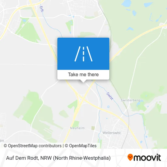 Карта Auf Dem Rodt