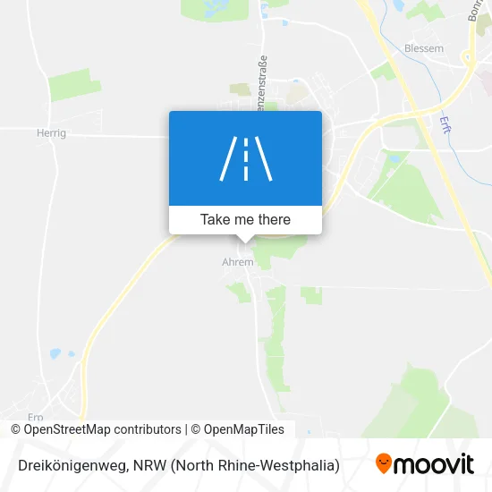 Карта Dreikönigenweg