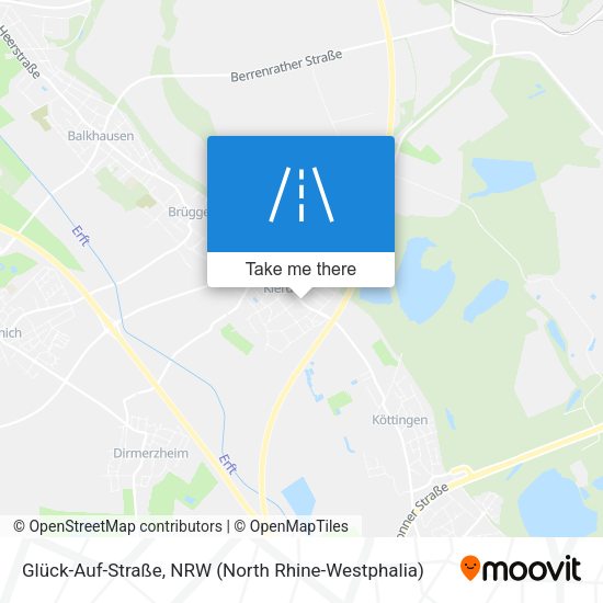 Glück-Auf-Straße map