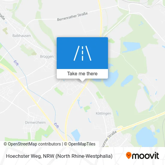Hoechster Weg map