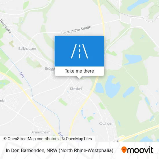 In Den Barbenden map