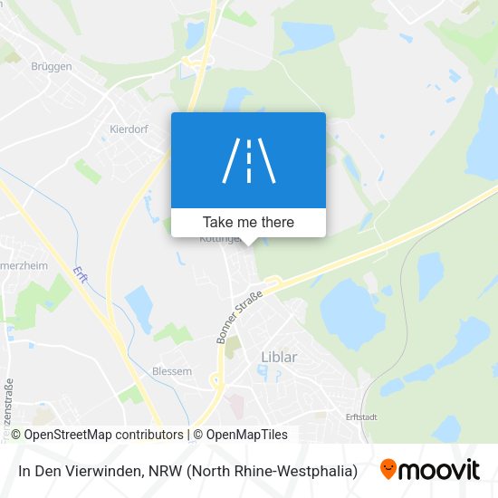 In Den Vierwinden map