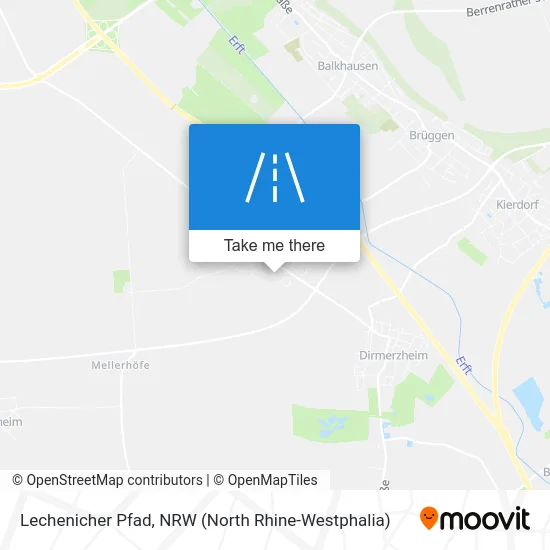 Lechenicher Pfad map