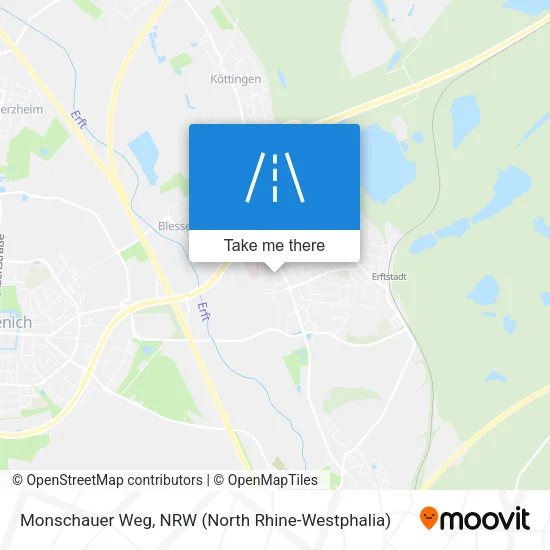 Карта Monschauer Weg