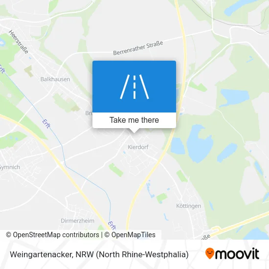 Карта Weingartenacker