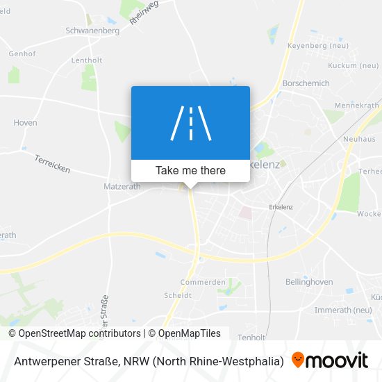 Antwerpener Straße map