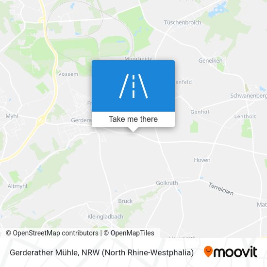 Gerderather Mühle map