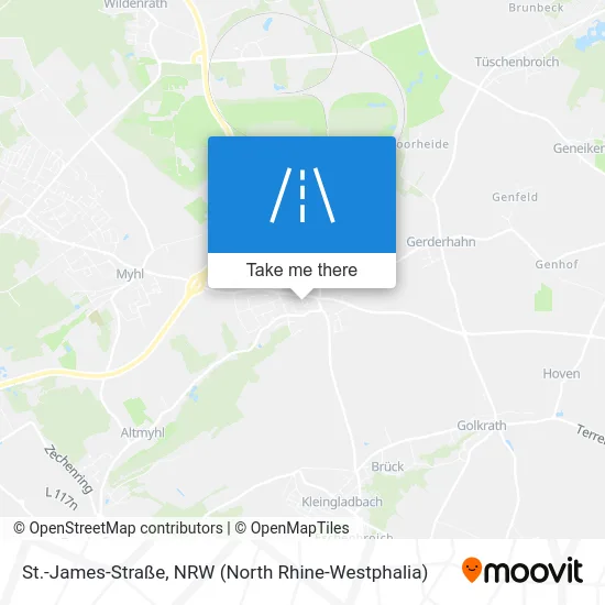 Карта St.-James-Straße