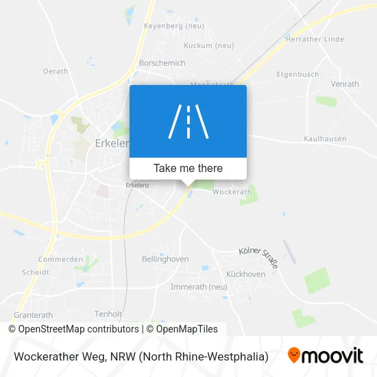 Карта Wockerather Weg