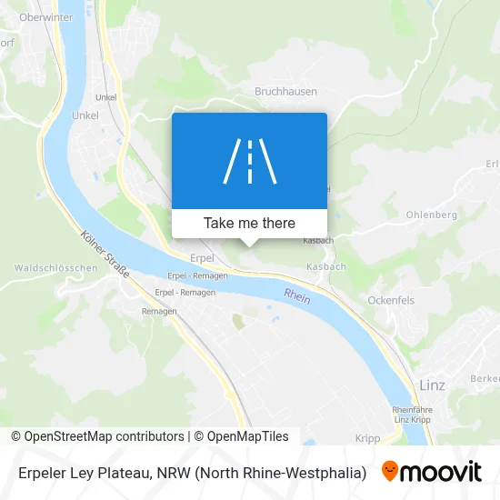 Erpeler Ley Plateau map