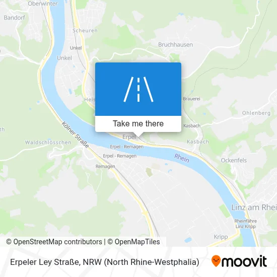 Erpeler Ley Straße map