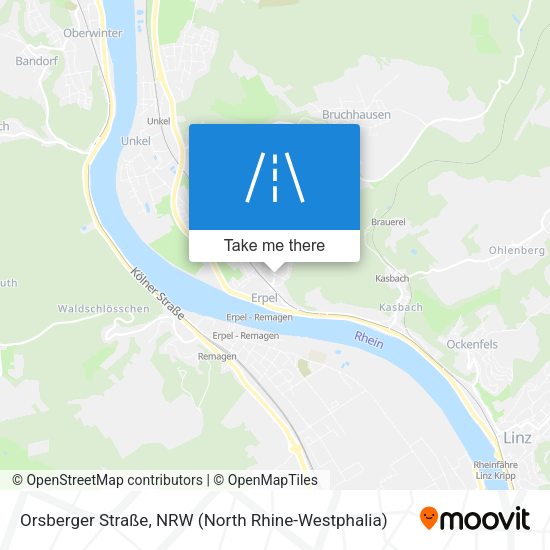 Orsberger Straße map
