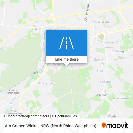 Am Grünen Winkel map