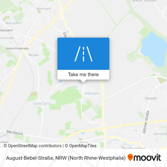 August-Bebel-Straße map