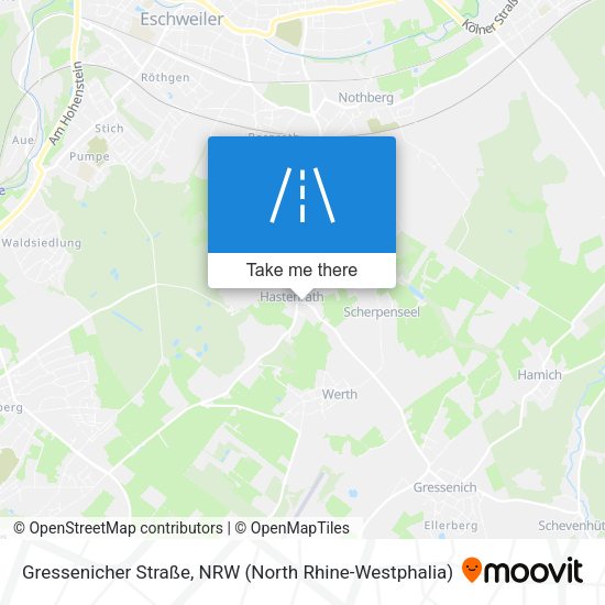 Gressenicher Straße map