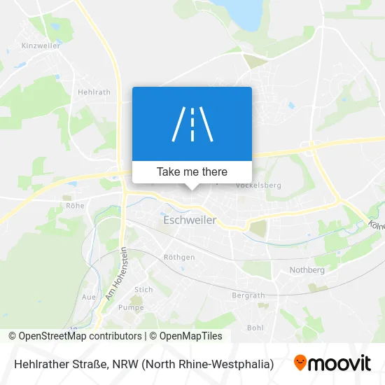 Карта Hehlrather Straße