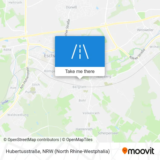 Hubertusstraße map