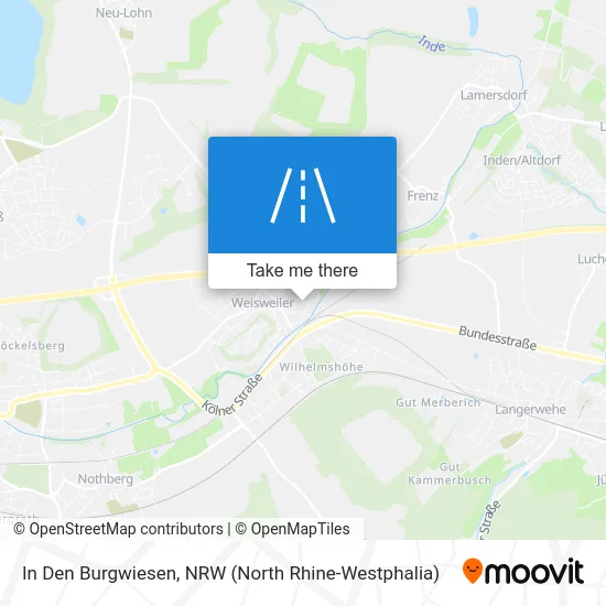 In Den Burgwiesen map