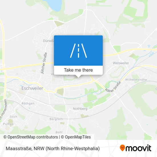 Карта Maasstraße