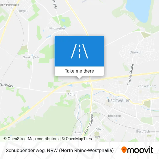 Schubbendenweg map