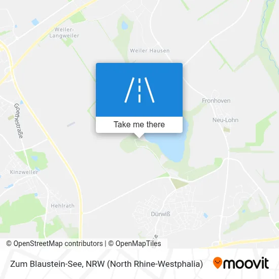 Zum Blaustein-See map