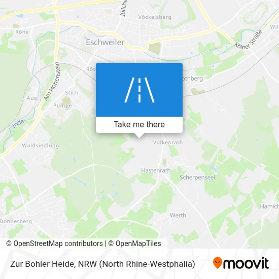 Zur Bohler Heide map