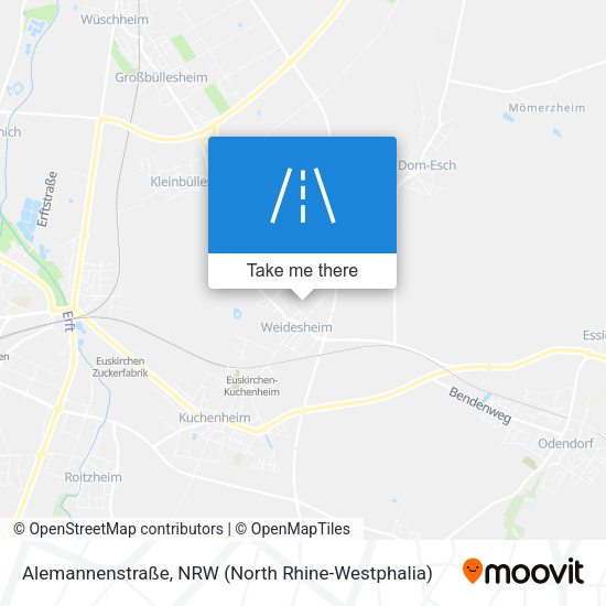 Alemannenstraße map