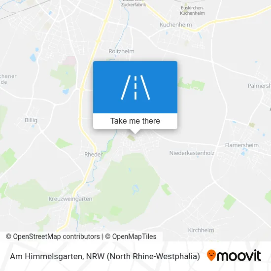 Am Himmelsgarten map