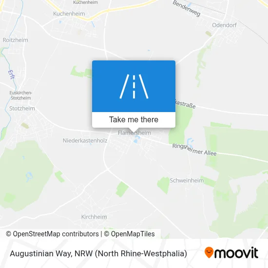 Augustinerinnenweg map