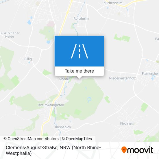 Clemens-August-Straße map