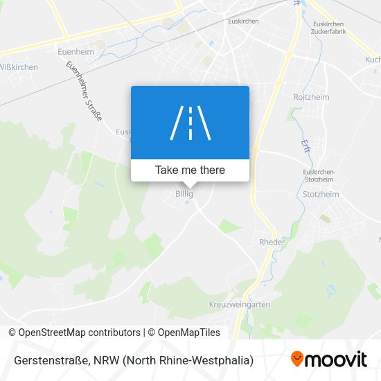 Gerstenstraße map
