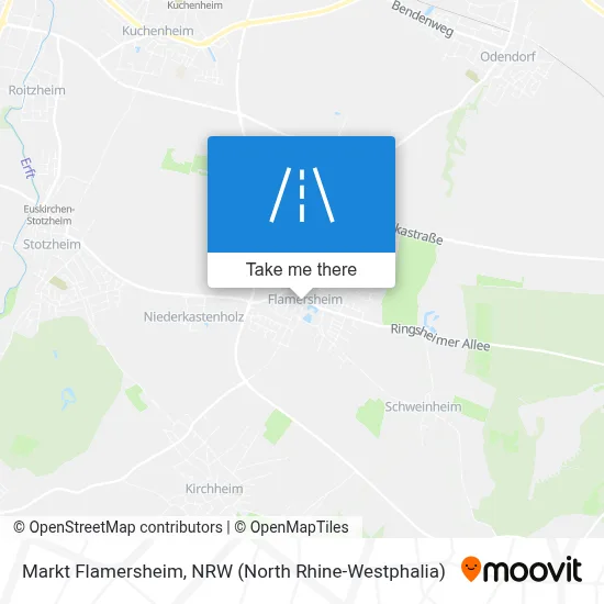 Markt Flamersheim map