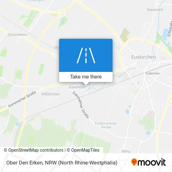 Карта Ober Den Erken