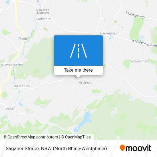 Saganer Straße map