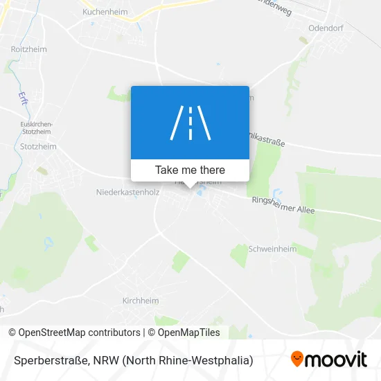 Карта Sperberstraße