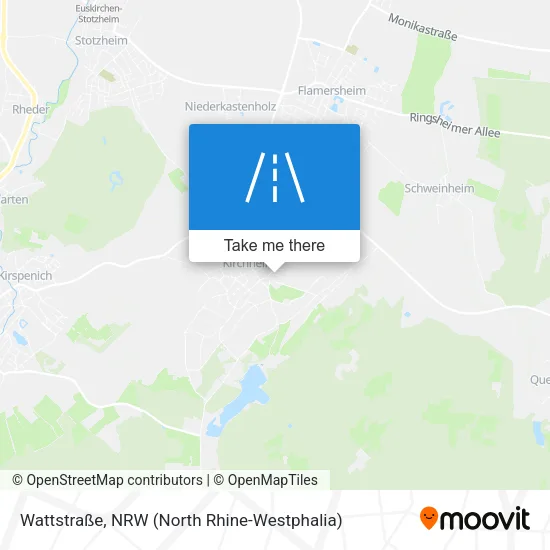 Карта Wattstraße
