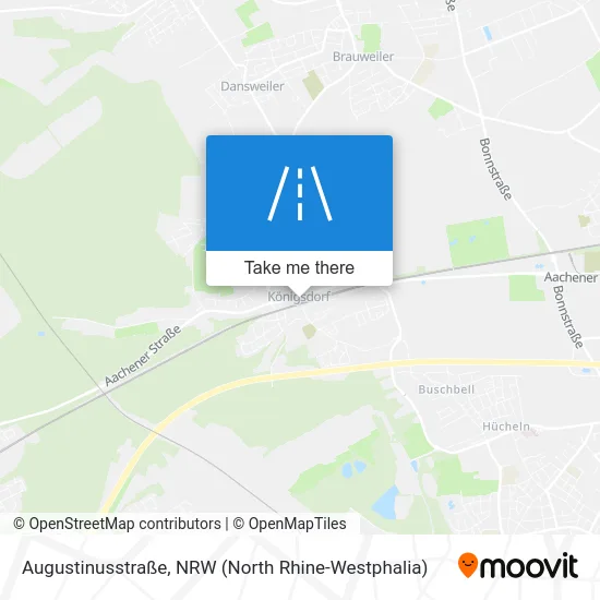 Карта Augustinusstraße