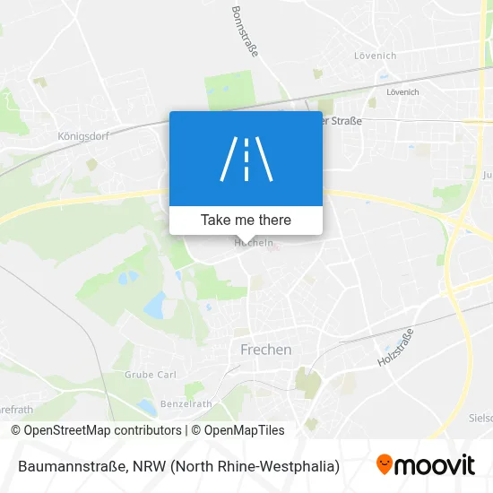 Baumannstraße map