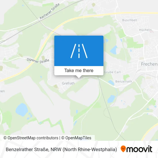 Benzelrather Straße map