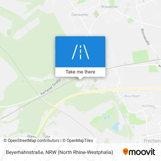 Карта Beyerhahnstraße