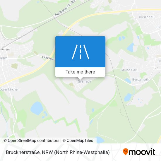 Brucknerstraße map