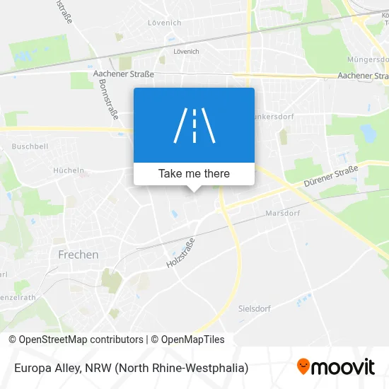 Europaallee map