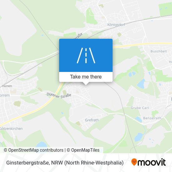 Ginsterbergstraße map