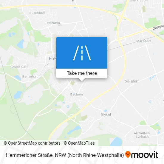 Hemmericher Straße map