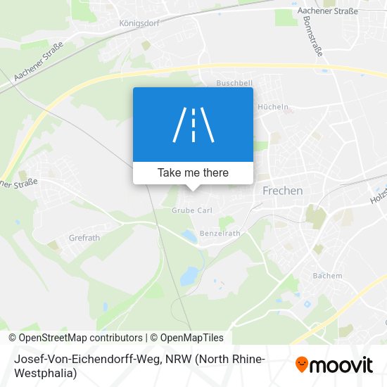 Josef-Von-Eichendorff-Weg map