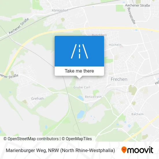 Marienburger Weg map