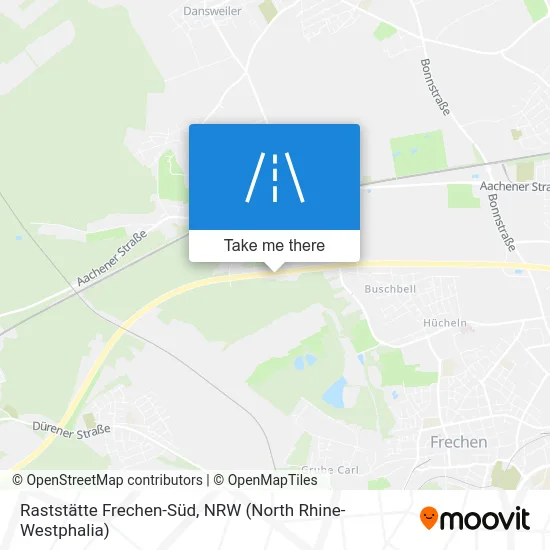 Карта Raststätte Frechen-Süd