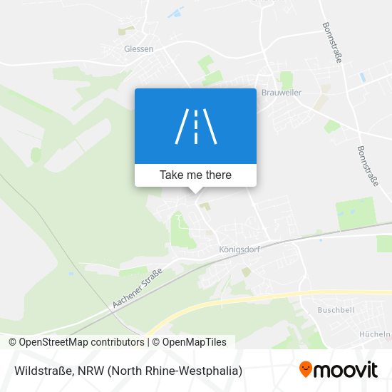 Wildstraße map
