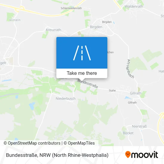 Карта Bundesstraße