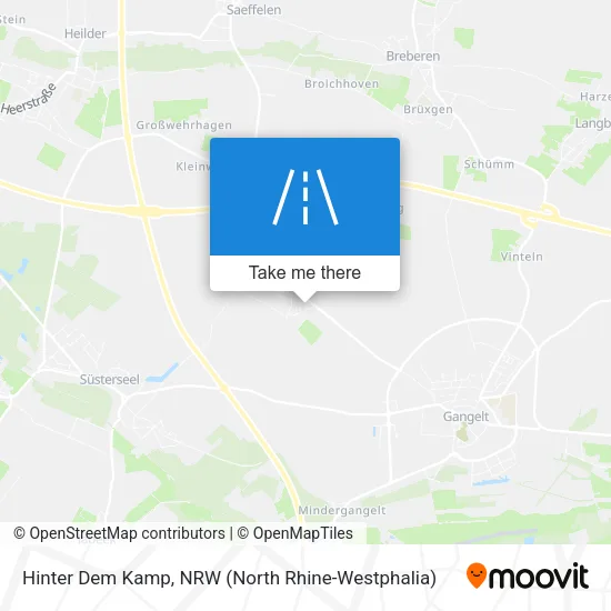 Карта Hinter Dem Kamp